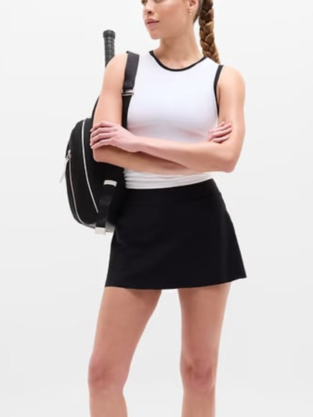 Athleta Stretchy Athletic Black Skort